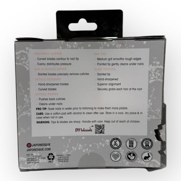 Japonesque Travel Manicure Kit – Compact Nail Care Set – NEW - Picture 3 of 3